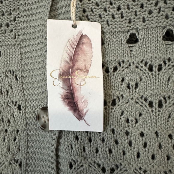 Jessica Simpson Light Gray Knit Cardigan - Picture 11 of 12